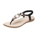 thumbnail image 1 of Amzcrzy Zapatos de mujer,Zapatos de mujer,Zapatillas de mujer, Chanclas planas para mujer, estilo bohemio, con punta abierta, transpirables, cómodas, sandalias romanas Sandalias Mujer Zapatillas De C, 1 of 9