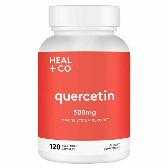 Heal + Co. - Quercetin 500mg Immune System Support, 120 Capsules