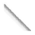 thumbnail image 6 of Auriga Fine Jewelry 14K White Gold .8 mm Round Cable Chain Necklace for Women 20", 6 of 6