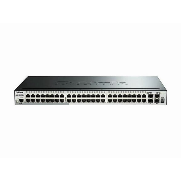 D-Link 48-Port Gigabit Stackable Smart Managed PoE Switch w/4 10GbE SFP Ports