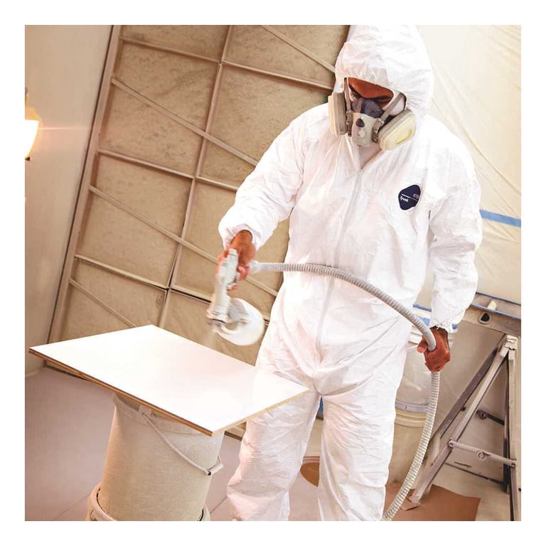 Tyvek 防護服 XLサイズ 97着セット Trimaco, Tyvek Coveralls, XL, White, Breathable Barrier Protection