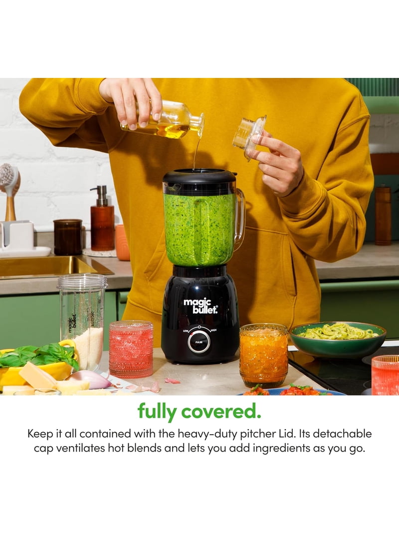 magic bullet MBF50200AK Full Size Blender Combo, 600W, 48oz