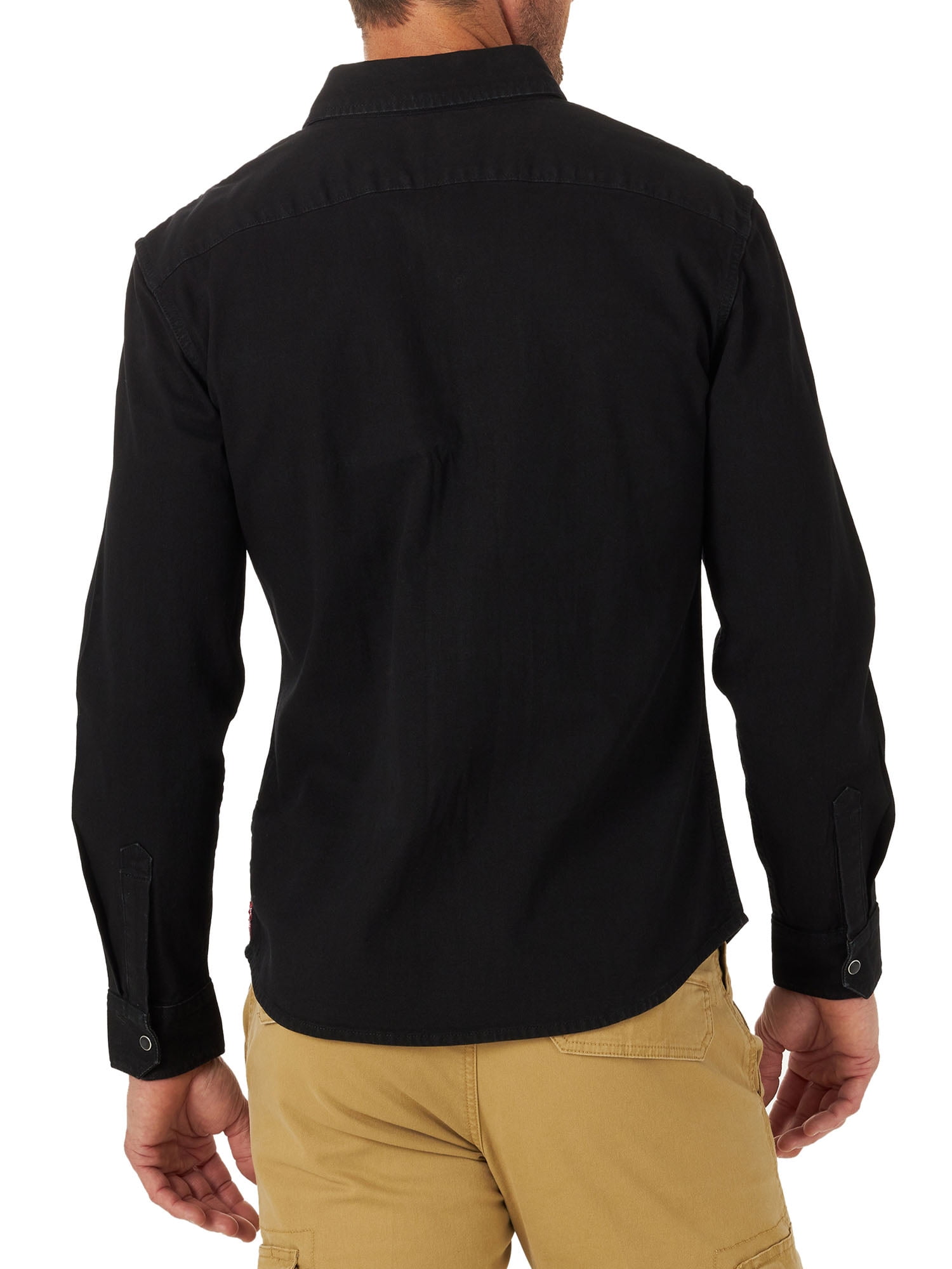 Wrangler Long Sleeve Denim Button-Up Shirt (Men's)