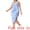 Purple Blue, variant on DARING DIVA Plus Size V Neck Slim Fit Tie Dye Midi Tank Dress 1X Orange Brown
