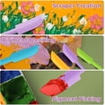 thumbnail image 6 of NiArt 8PCS Mini Silicone Spatulas for Epoxy Resin Art Casting, 3 Sizes Double-Ended Scraper & Spoon Multifunctional Reusable Stir Sticks DIY Mixing Tools for Jars Cooking Cosmetics Painting (4 Colors), 6 of 7