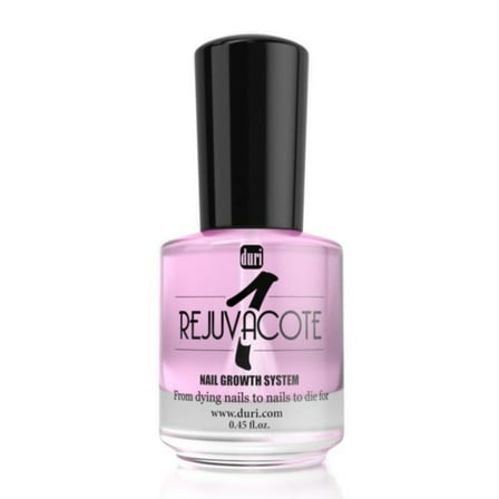 Duri Rejuvacote 1 Nail Growth Treatment Base and Top Coat, Polish Strengthener, Fingernail Hardening, For Splitting Thin Nails