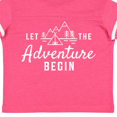 thumbnail image 4 of Inktastic Let the Adventure Begin with Camping Tent and Mountains Boys or Girls Toddler T-Shirt, 4 of 5