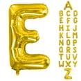 thumbnail image 1 of Globo de letra E AOAOParty de 102 cm en foil dorado, 1 of 6