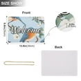 thumbnail image 3 of Welcome Door Sign Decoration Birds and Floral 13.8" Rectangular Front Entrance Hanging Sign Outdoor Farmhouse Porch, 3 of 6