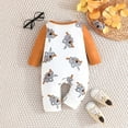 thumbnail image 4 of MEZZALL Baby Boys Romper O-Neck Jumpsuit One-Piece Long Sleeve Animal Print Koala Outfits Casual Playwear Soft Comfortable Everyday Wear Relaxed Fit Toddler Child Clothes Sets, 4 of 9