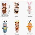 thumbnail image 2 of 6 Inch Mini Dolls Lifelike Realistic Tiny Dolls with Animal Clothes, for 3+ Easter Graduation Birthday(Lovely Style),5.9*1.96 inch., 2 of 7