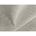 thumbnail image 3 of Ambesonne Art Deco Quilted Coverlet 3 Pcs, Ogee Shapes Pattern Print, King Size, Warm Taupe White, 3 of 4