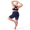 thumbnail image 2 of Rainbeau Curves Women's Plus Bicycle Shorts, Blue 22/24, 2 of 3