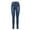 Dark Blue Jeans, variant on Women's High Waisted Skinny Jeans Slim Fit Stretchy Denim Pants Stylish Casual Pull On Work Jean Pants Dark Blue,L