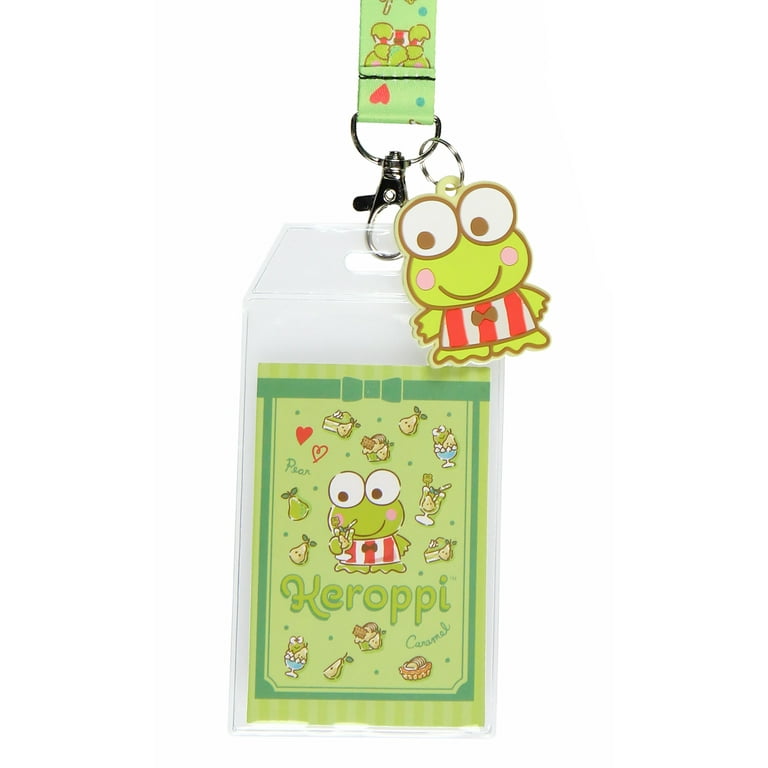 Seven Times Six Sanrio Keroppi Lanyard, ID Badge Holder with