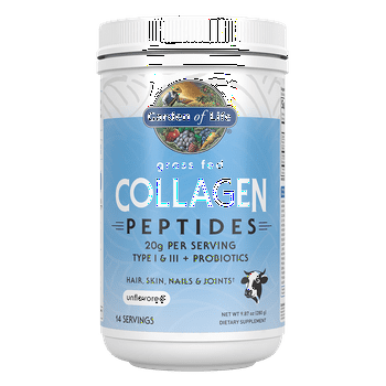Garden of Life Grass Fed Collagen Peptides Powder | 20g Protein | 9.87oz