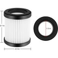 thumbnail image 4 of 4 Pcs Filter Is Suitable For Two Filters Of Moosoo Xl-618a Geemo G201 Cordless Vacuum Cleaner With High Density, 4 of 9