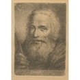 thumbnail image 3 of Angelica Kauffmann 18x24 Black Modern Framed Museum Art Print Titled - Bust of an Old Man, 3 of 5