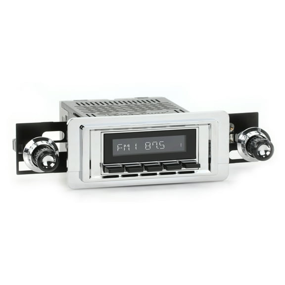 RetroRadio Compatible with 1955-57 Ford Thunderbird Features Include Bluetooth, AUX, AM/FM LACB-M1-105-25-85F