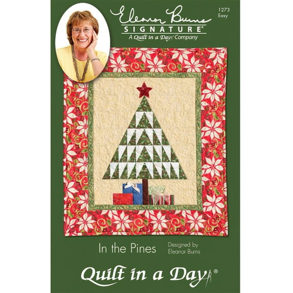 In the Pines Quilt Pattern by Eleanor Burns from Quilt in a Day 27" x 32"