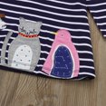 thumbnail image 5 of EnJoCho Long Sleeve Baby Girl Toddler Baby Girl Kid Autumn Animals Print Embroidery Princess Party Dress Little Children Trendy Clothing Sets 5T, 5 of 9