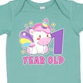 thumbnail image 4 of Inktastic 1 Year Old with Cute Unicorn Birthday Girls Baby Bodysuit, 4 of 5