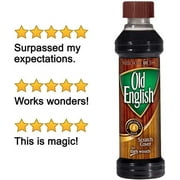 Old English Scratch Cover Wood Polish - For Dark Woods - 2 Pack, 8 oz Each