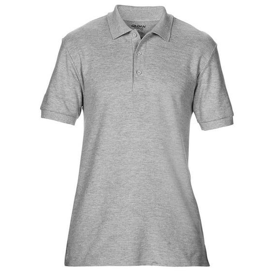 Gildan Mens Hammer Plain Double Piqué Polo Shirt