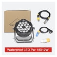 thumbnail image 2 of Zilai DJ Lights LED Flat Par 18x12W RGBW Outdoor Waterproof Sound Activated, 2 of 7
