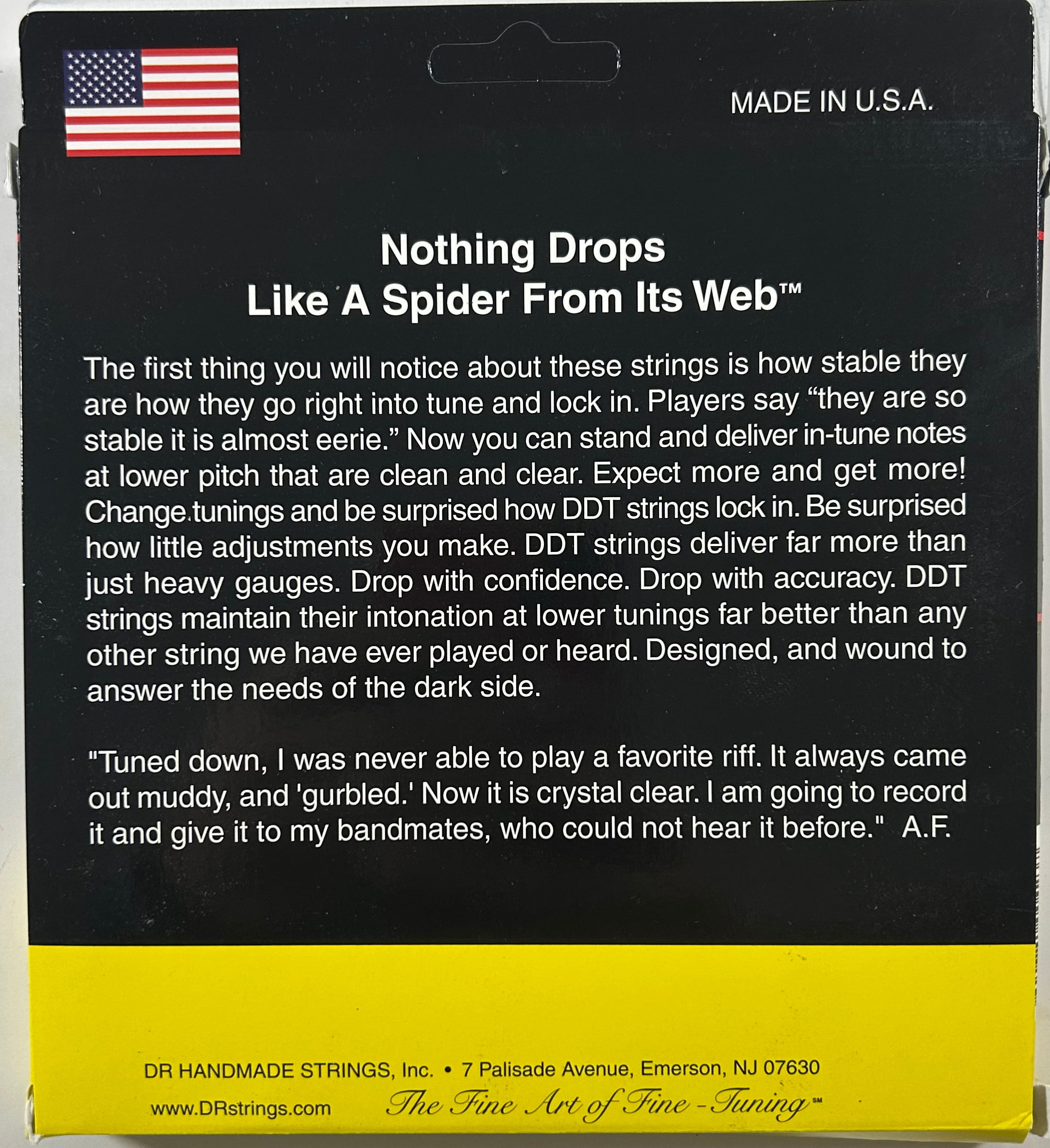 DR Strings Drop Down Tuning Lite 4-String Bass Strings (40-100)