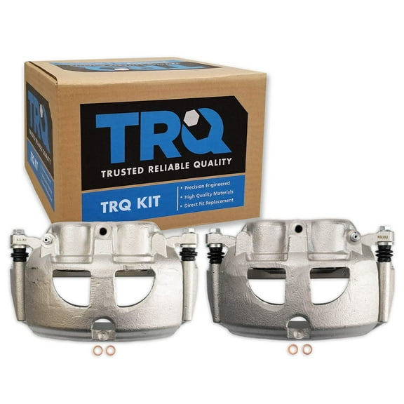 TRQ Rear Brake Caliper Set Compatible with 2009-2010 Dodge Ram 3500 2011-2018 Ram 3500