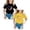 Yellow 1PCS & Black 1PCS, variant on XEGLSBU 2 Pack Girls T Shirts Heart Prints Short Sleeve Tees Summer Casual Tops (Size 7-8 Years)