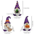 thumbnail image 2 of Halloween Gnomes Decorations for Home, Set of 3 Resin Funny Garden Gnomes Statues for Outdoor Decor, Halloween Pumpkin Elf Figurine Gift for Table Centerpiece Decor, 2 of 9