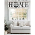 thumbnail image 5 of Valances for Windows Vintage Home Rod Pocket Cafe Window Treatments Valance Curtains for Kitchen Bathroom Laundry Basement Windows 42"x18", 5 of 9
