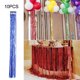 thumbnail image 3 of Oropel de aluminio para fiesta de boda y cumpleaños, cortina con flecos, decoración colgante para puerta y habitación (azul), 10 Uds., 3 of 7