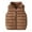 Y0E-Coffee, variant on Kids Puffer Vest Hoodie Poar Lined Sleeveless Jacket Cute Plush Teddy Jacket with Hood Winter Soft Warm Outwear for Toddlers with Pocket Black, 2-3 Years