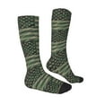 thumbnail image 3 of Balery Jungle Green Camo Usa Flag Fun Novelty Socks Men'S Women'S Crew Socks Funny Crazy Novelty Socks Quirky And Cool Socks, 3 of 9
