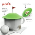 thumbnail image 5 of Pund'it Green Tee Mug and Cup Cover, Golf Themed Cup Lid For Tea, Coffee and More, 4.35", 5 of 8