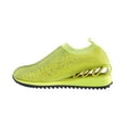 thumbnail image 3 of Lady Couture Bella Rhinestone Sneakers, Lime, 13, 3 of 5