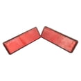 thumbnail image 1 of Reflectores rectangulares universales, accesorio de modificación de placa reflectante resistente Rojo, 1 of 8