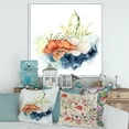 thumbnail image 2 of Designart 'Kelp and Lionfish With Coral Reef and Laminaria' Nautical & Coastal Framed Canvas Wall Art Print, 2 of 5