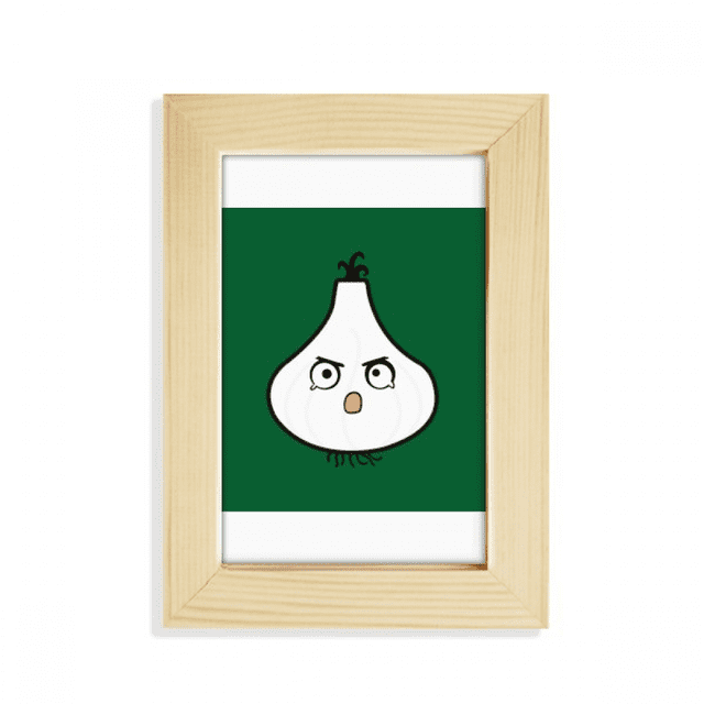 Garlic Injustice Lovely Little Face Desktop Display Photo Frame Picture Art Painting 5x7 inch