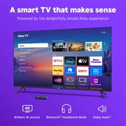 Roku Smart TV – 55-Inch Select Series, 4K HDR TV – Roku TV with Enhanced Voice Remote