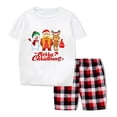 thumbnail image 3 of Pijamas familiares a juego de Navidad, diseño exclusivo de Papá Noel y muñeco de nieve, caja de regalo de Feliz Navidad, conjunto de Pijamas cortos, 3 of 3