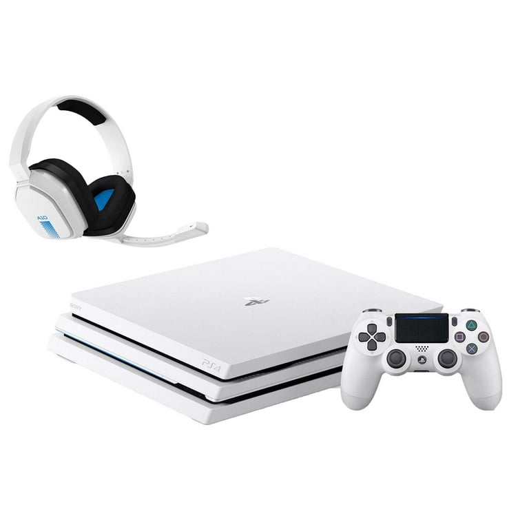 Restored Sony PlayStation 4 Pro Glacier White 1TB Gaming