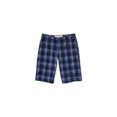 thumbnail image 1 of Bermudas informales con frente plano a cuadros Aeropostale para hombre, azul, 28 Aeropostale  islas Bermudas, 1 of 2