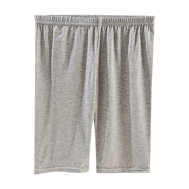 Zpanxa Girls Shorts Modal Cotton Polyester Blend Solid Color Lightweight Casual Summer Shorts 5-6 Years