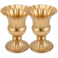 thumbnail image 1 of 2Pcs Decorative Graveyard Flower Pot Urn Planter Iron Flower Vase Exquisite Memorial Vase, 1 of 7