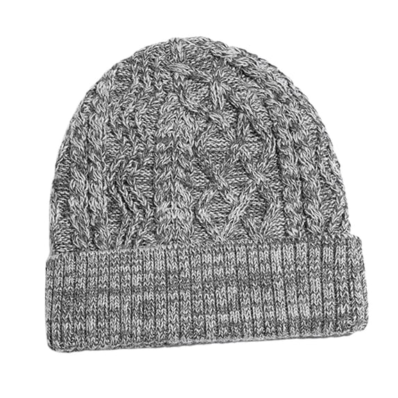 Skull Caps Soft hat Thick Windproof Watch Caps Skiing Outdoor Caps for Men Women Light Gray