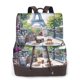 thumbnail image 1 of Fotbe Parisian Cafe With Eiffel Mochila Bolso con Estampado para Mujer, Mochila Antirrobo de Nylon Impermeable, Bolsa Ligera de Hombro, 1 of 4
